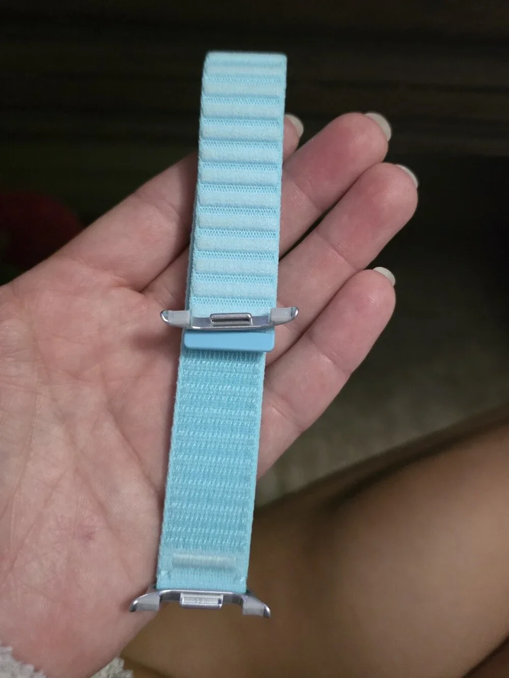 Samsung Light Blue Fabric Band for Galaxy Watch8/Watch8 Classic